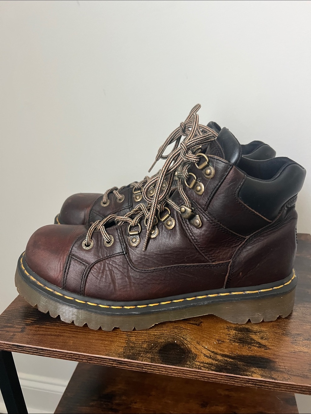 Dr. Martens 9728 Brown Leather Hiking Boots 12 ➡️